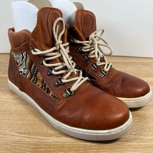 Inkkas Brown Leather Hiking Boot Women’s 8